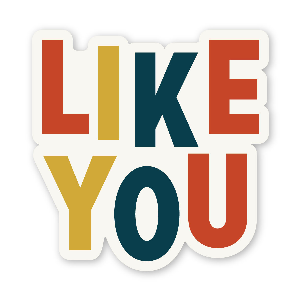 Like You Wordmark Sticker – Like You